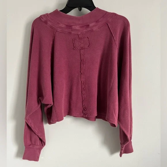 🆕FREE PEOPLE Dreamy Mulberry Fun Times Turtleneck - Picture 12 of 15